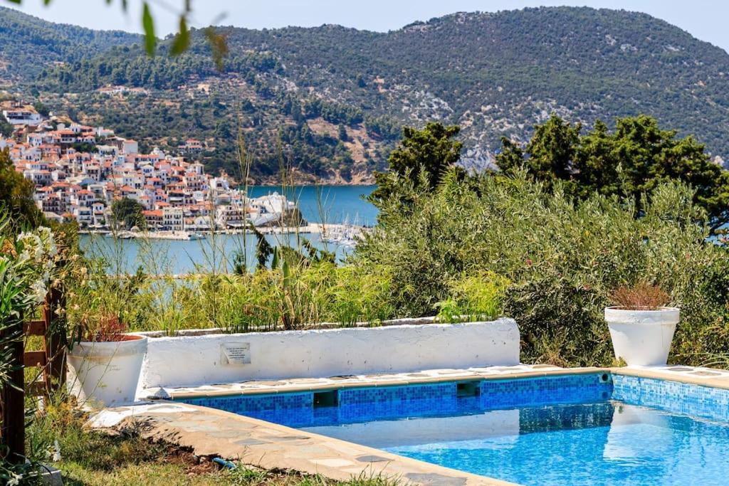 Villa Rodia With Swimming Pool On Skopelos Island Dış mekan fotoğraf