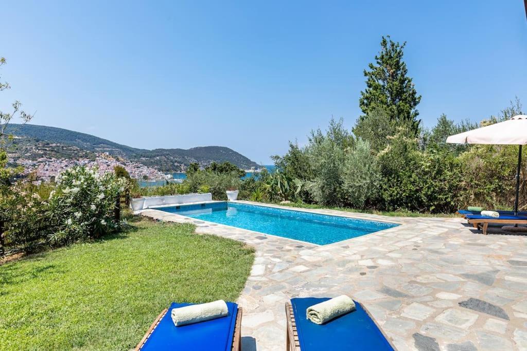 Villa Rodia With Swimming Pool On Skopelos Island Dış mekan fotoğraf