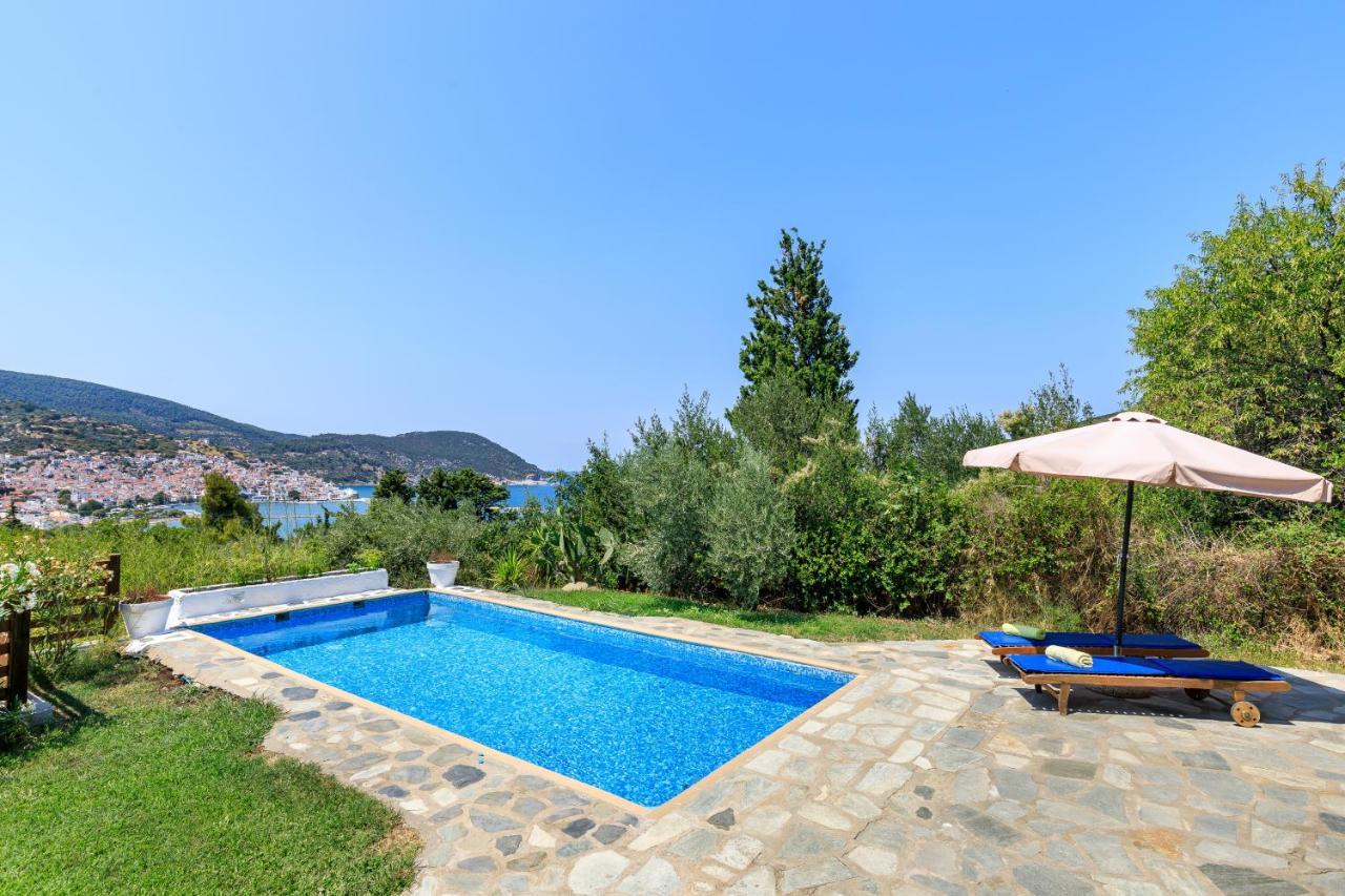 Villa Rodia With Swimming Pool On Skopelos Island Dış mekan fotoğraf