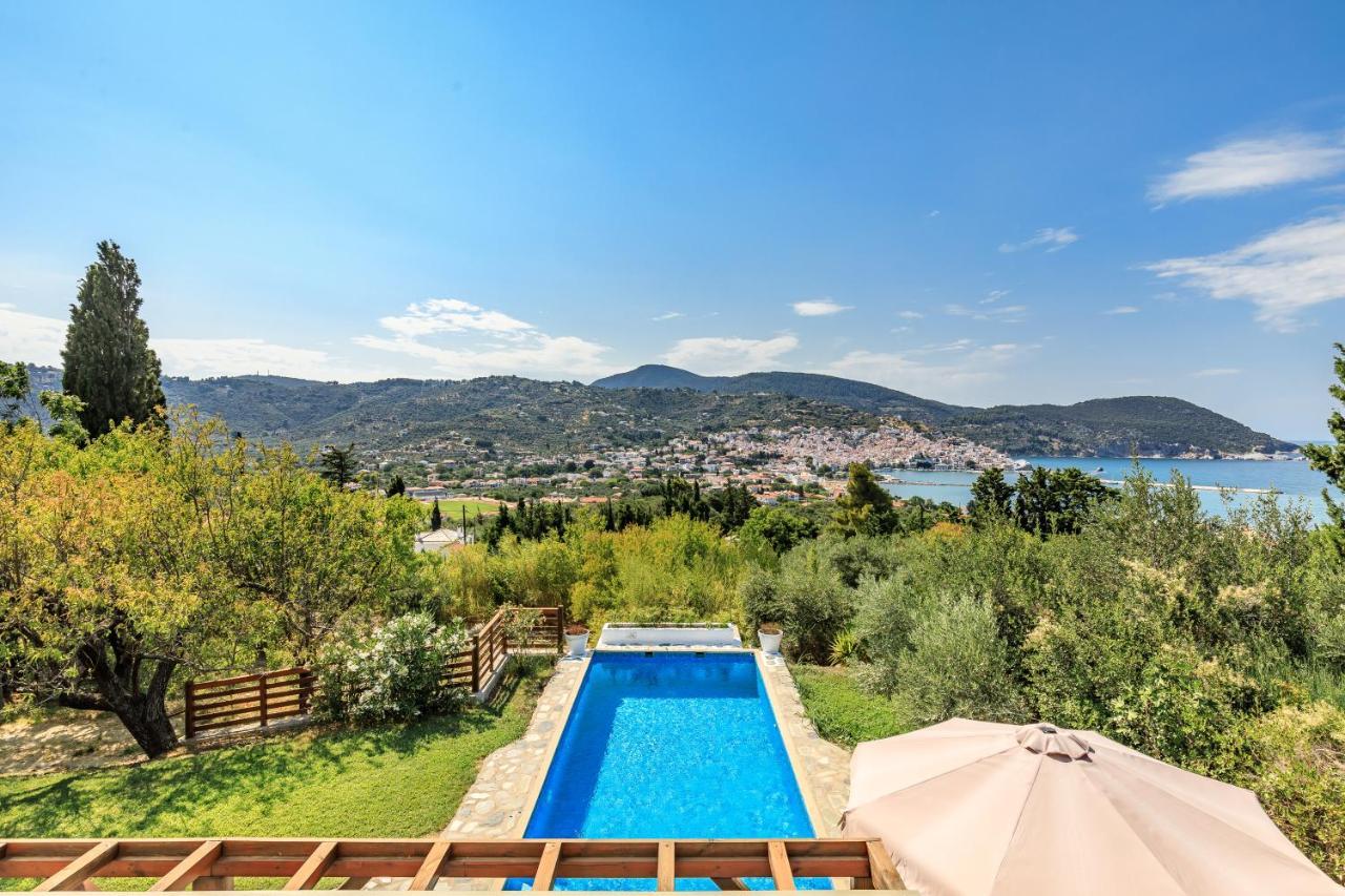 Villa Rodia With Swimming Pool On Skopelos Island Dış mekan fotoğraf