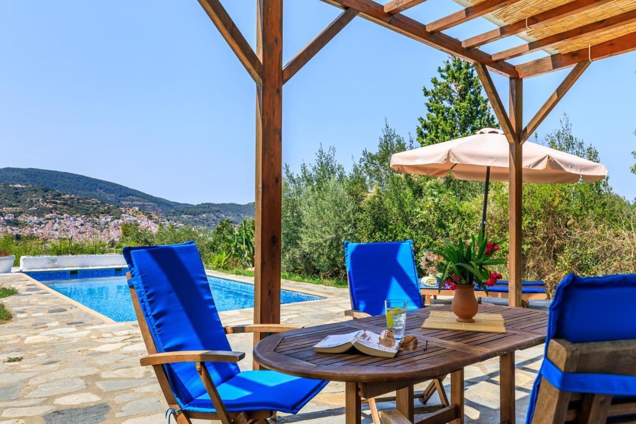 Villa Rodia With Swimming Pool On Skopelos Island Dış mekan fotoğraf