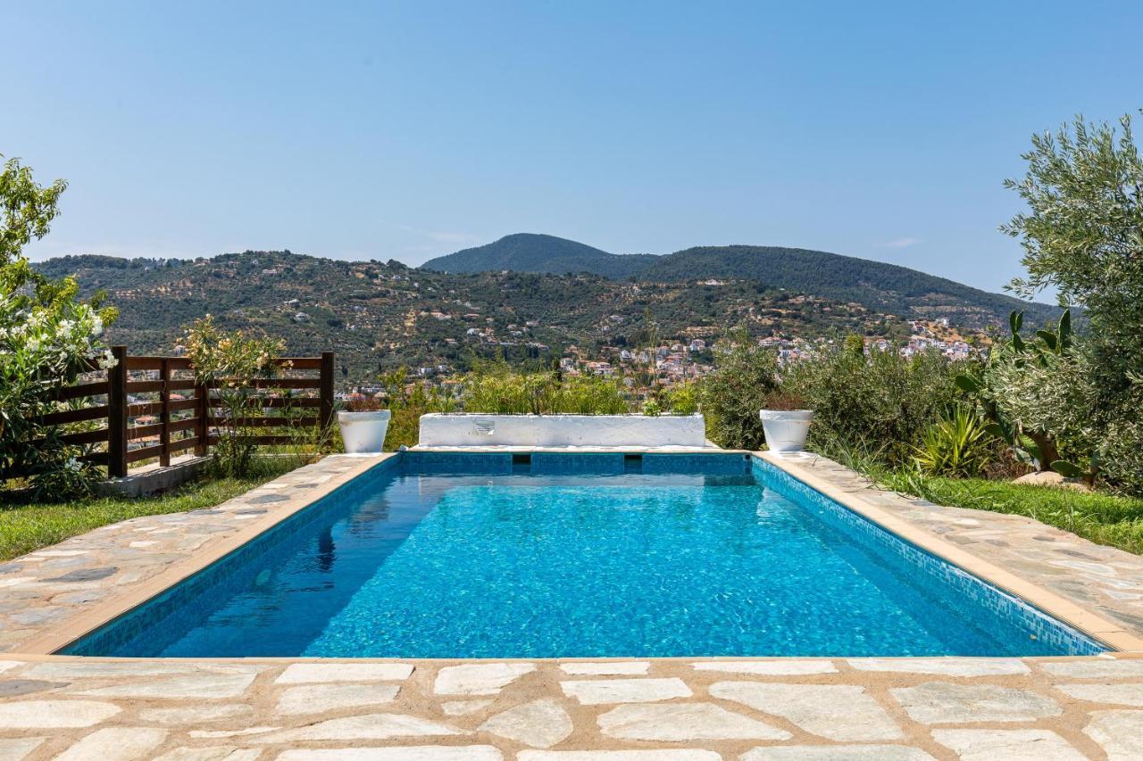 Villa Rodia With Swimming Pool On Skopelos Island Dış mekan fotoğraf